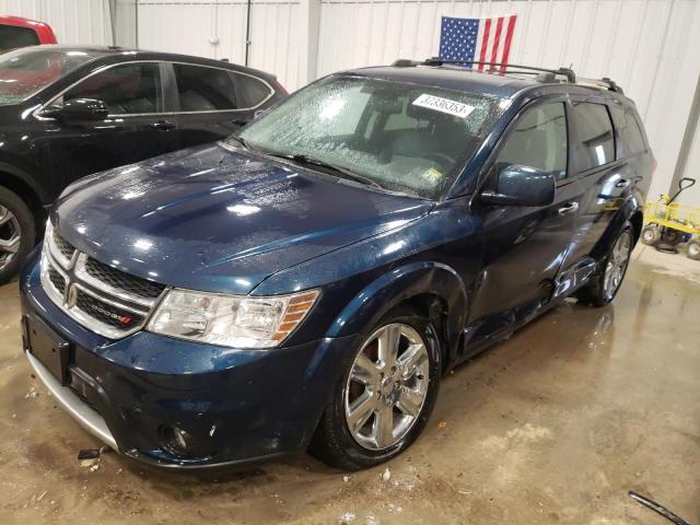 3C4PDDFG5DT591949 - 2013 DODGE JOURNEY R/T BLUE photo 1