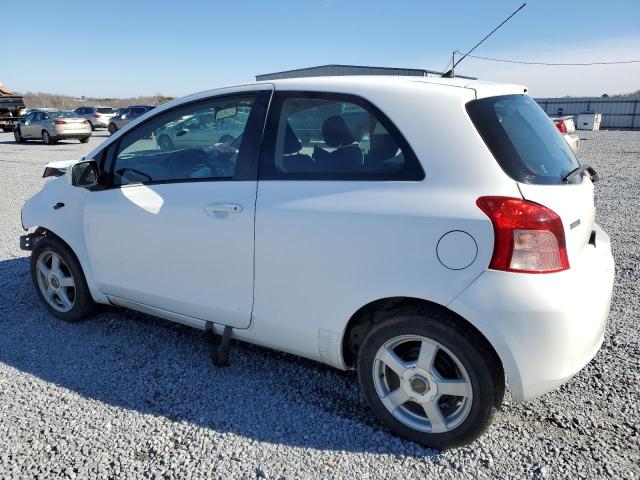 JTDJT923775054710 - 2007 TOYOTA YARIS WHITE photo 2