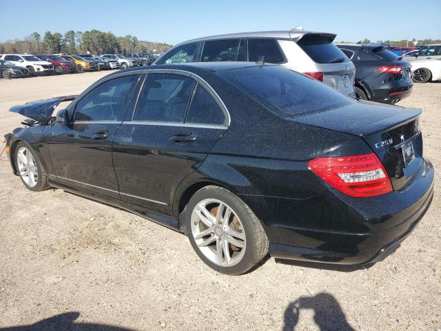 WDDGF4HB5EA967317 - 2014 MERCEDES-BENZ C 250 BLACK photo 2