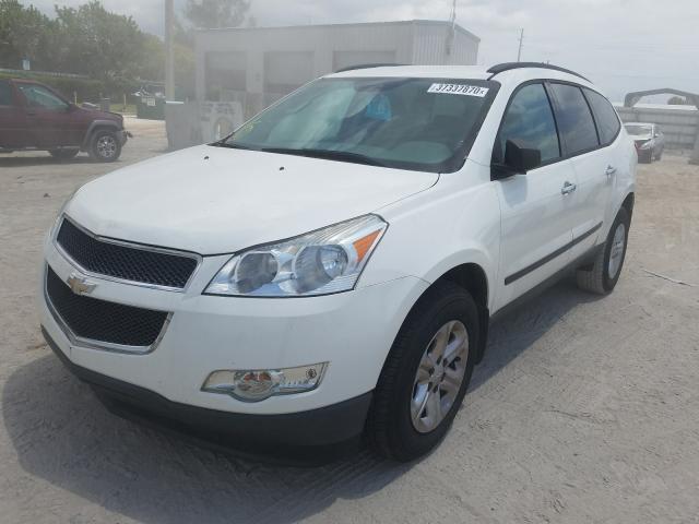 1GNKRFED5CJ271722 - 2012 CHEVROLET TRAVERSE LS  photo 2