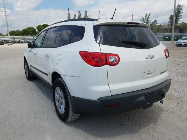 1GNKRFED5CJ271722 - 2012 CHEVROLET TRAVERSE LS  photo 3