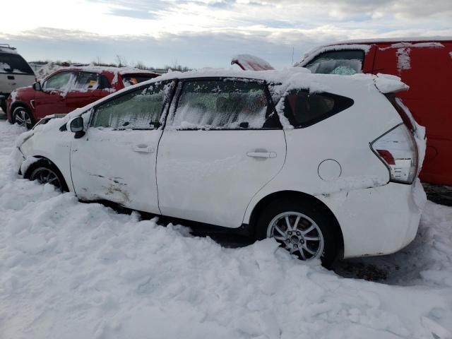 JTDZN3EU8D3289381 - 2013 TOYOTA PRIUS V WHITE photo 2