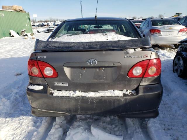 1NXBR32E16Z758225 - 2006 TOYOTA COROLLA CE GRAY photo 6