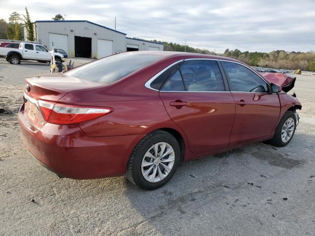 4T1BF1FK5GU614465 - 2016 TOYOTA CAMRY LE RED photo 3