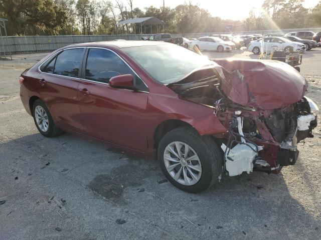 4T1BF1FK5GU614465 - 2016 TOYOTA CAMRY LE RED photo 4