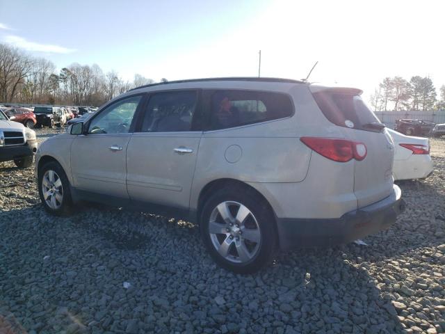 1GNKRGED6CJ137761 - 2012 CHEVROLET TRAVERSE LT BEIGE photo 2