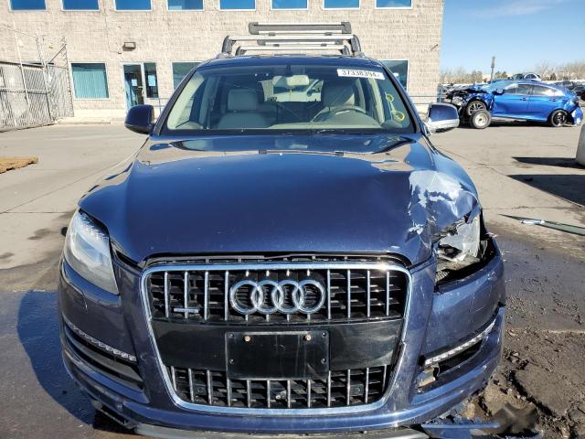 WA1VMBFE9DD003593 - 2013 AUDI Q7 PRESTIGE ლურჯი ფოტო 5