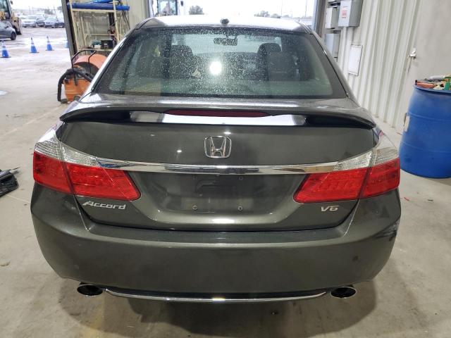 1HGCR3F81EA017622 - 2014 HONDA ACCORD EXL BLACK photo 6