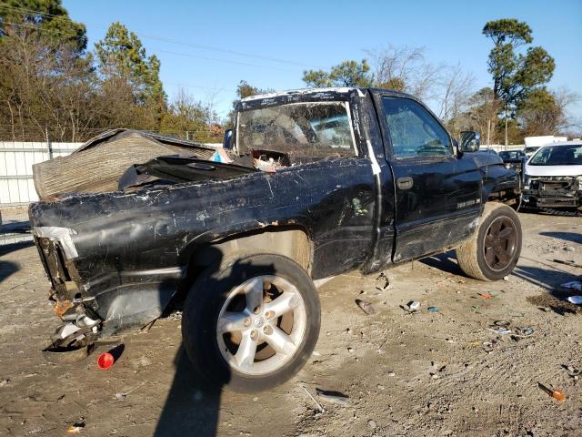 1B7HF16Y11S102286 - 2001 DODGE RAM 1500 BLACK photo 3