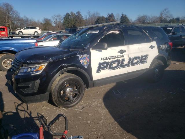 1FM5K8AR2KGA31056 - 2019 FORD EXPLORER POLICE INTERCEPTOR أسود صورة 1