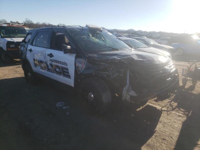 1FM5K8AR2KGA31056 - 2019 FORD EXPLORER POLICE INTERCEPTOR أسود صورة 4