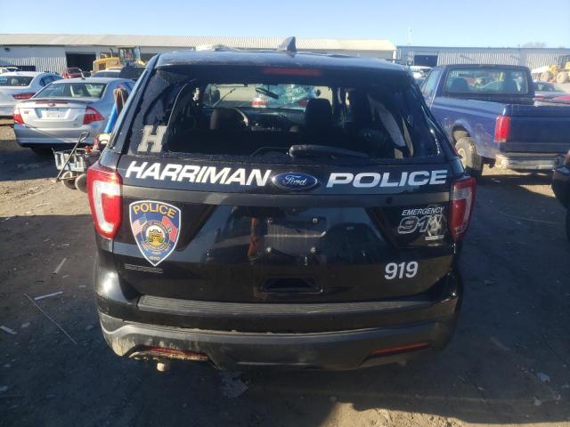 1FM5K8AR2KGA31056 - 2019 FORD EXPLORER POLICE INTERCEPTOR أسود صورة 6