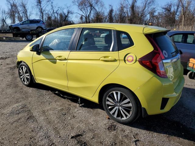 JHMGK5H78HS006814 - 2017 HONDA FIT EX YELLOW photo 2