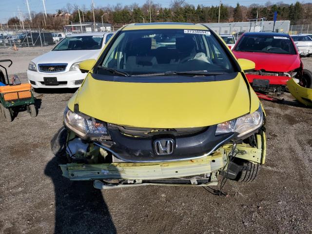 JHMGK5H78HS006814 - 2017 HONDA FIT EX YELLOW photo 5