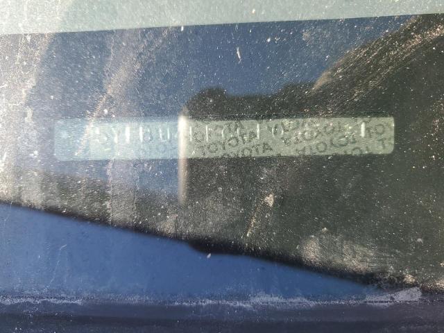 5YFBU4EE6CP058231 - 2012 TOYOTA COROLLA BASE BLACK photo 12