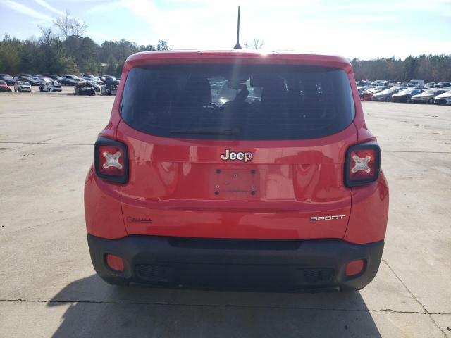 ZACCJAABXHPE78917 - 2017 JEEP RENEGADE SPORT RED photo 6