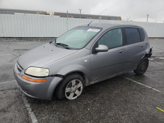 KL1TD66698B265250 - 2008 CHEVROLET AVEO BASE SILVER photo 1