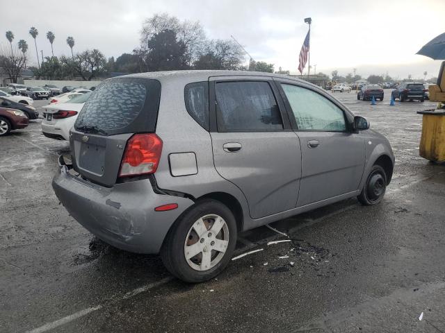 KL1TD66698B265250 - 2008 CHEVROLET AVEO BASE SILVER photo 3