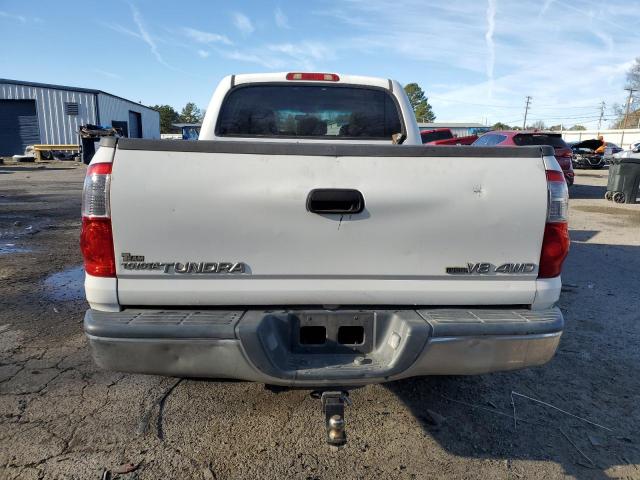 5TBDT44154S457725 - 2004 TOYOTA TUNDRA DOUBLE CAB SR5 WHITE photo 6