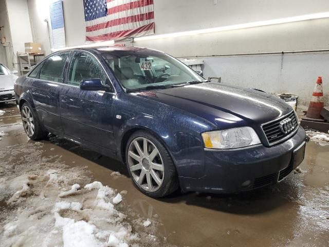 WAUCD64BX4N096385 - 2004 AUDI A6 S-LINE QUATTRO BLUE photo 4