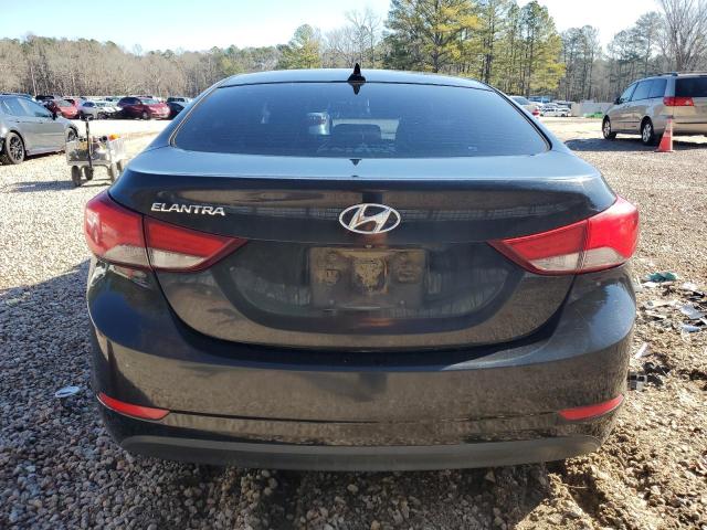 5NPDH4AE5FH631026 - 2015 HYUNDAI ELANTRA SE BLACK photo 6