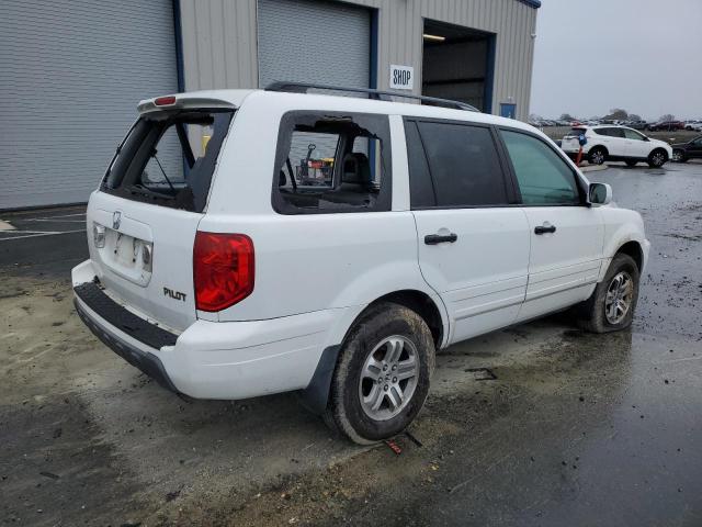 2HKYF18733H533962 - 2003 HONDA PILOT EXL WHITE photo 3