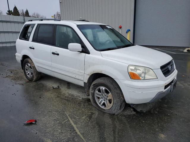 2HKYF18733H533962 - 2003 HONDA PILOT EXL WHITE photo 4