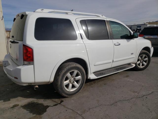 5N1AA08D18N613862 - 2008 NISSAN ARMADA SE WHITE photo 3