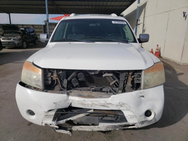 5N1AA08D18N613862 - 2008 NISSAN ARMADA SE WHITE photo 5