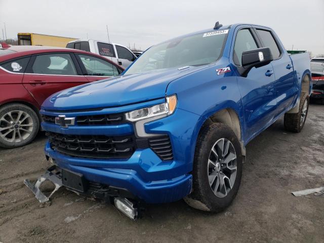 3GCUDEET0NG684654 - 2022 CHEVROLET SILVERADO K1500 RST BLUE photo 1