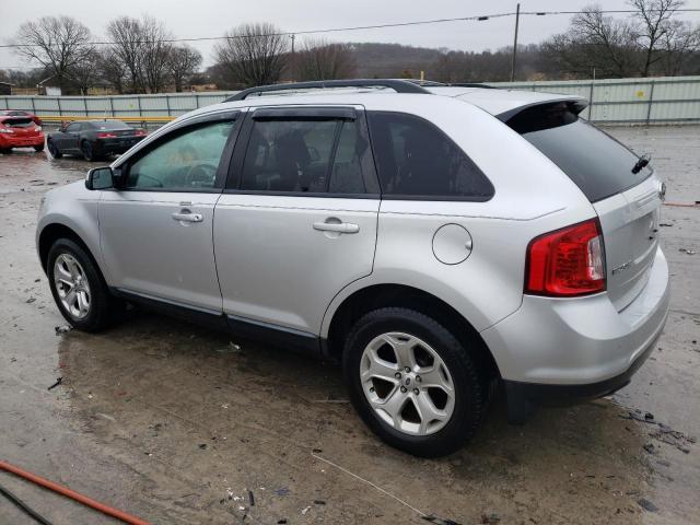 2FMDK3JC5CBA27800 - 2012 FORD EDGE SEL SILVER photo 2