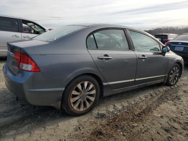 1HGFA16879L029356 - 2009 HONDA CIVIC EX GRAY photo 3