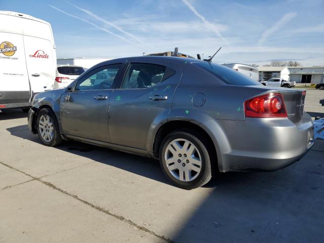 1C3CDZAB4CN174851 - 2012 DODGE AVENGER SE GRAY photo 2