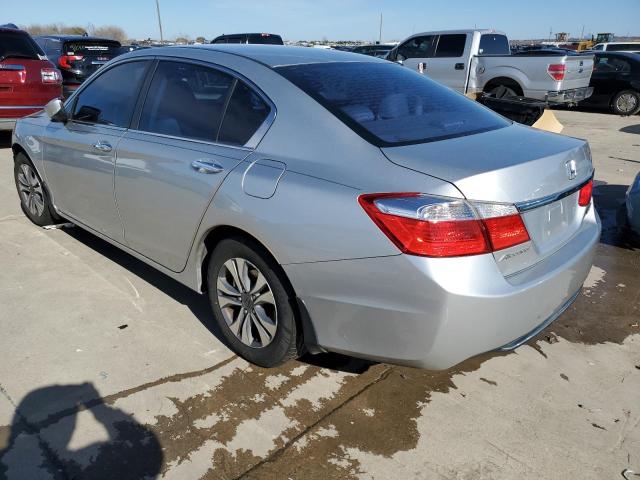 1HGCR2F37EA253190 - 2014 HONDA ACCORD LX SILVER photo 2