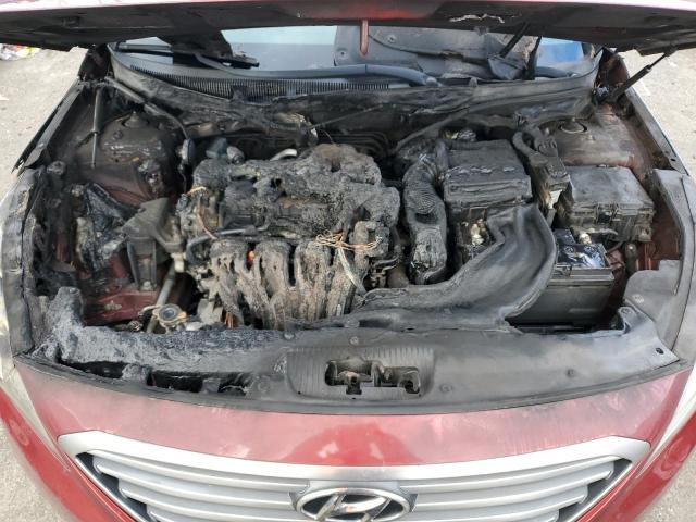 5NPE24AF9GH409802 - 2016 HYUNDAI SONATA SE RED photo 11