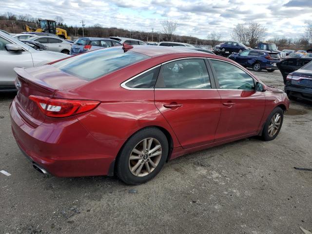 5NPE24AF9GH409802 - 2016 HYUNDAI SONATA SE RED photo 3