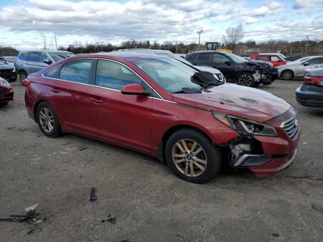 5NPE24AF9GH409802 - 2016 HYUNDAI SONATA SE RED photo 4