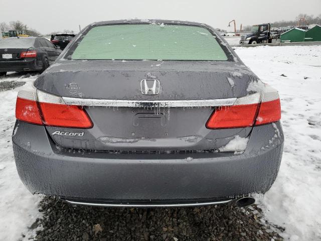 1HGCR2F38EA074561 - 2014 HONDA ACCORD LX GRAY photo 6