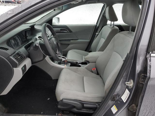 1HGCR2F38EA074561 - 2014 HONDA ACCORD LX GRAY photo 7