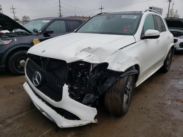 4JGFB4KB1LA142989 - 2020 MERCEDES-BENZ GLE 350 4MATIC WHITE photo 1