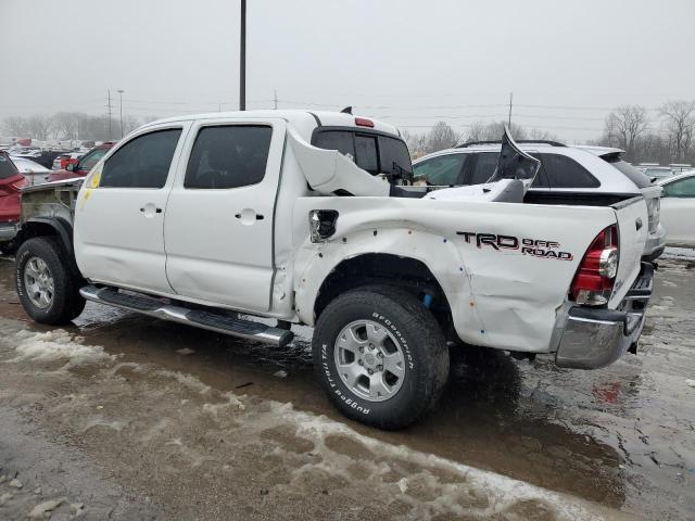 5TFLU4EN4EX107922 - 2014 TOYOTA TACOMA DOUBLE CAB WHITE photo 2