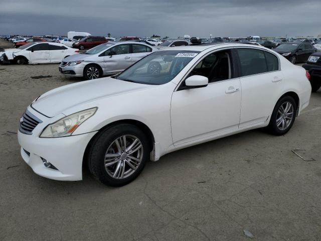 JN1DV6AR3BM651124 - 2011 INFINITI G25 WHITE photo 1