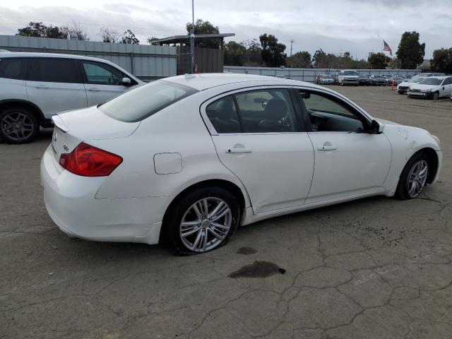 JN1DV6AR3BM651124 - 2011 INFINITI G25 WHITE photo 3