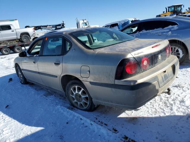 2G1WF52E059173652 - 2005 CHEVROLET IMPALA GOLD photo 2