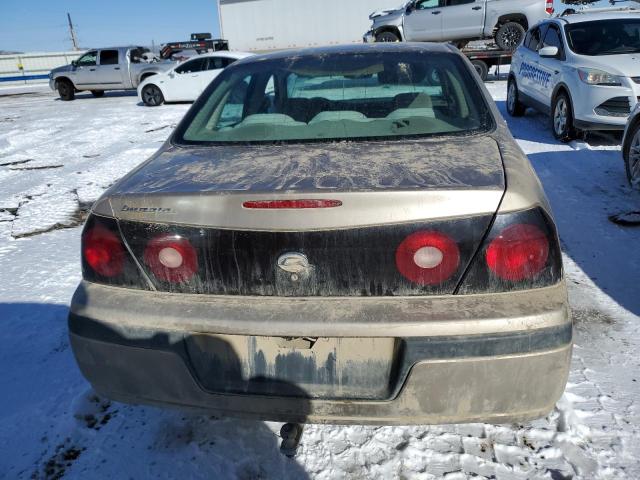 2G1WF52E059173652 - 2005 CHEVROLET IMPALA GOLD photo 6