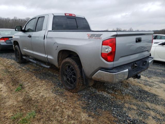 5TFRM5F14EX071502 - 2014 TOYOTA TUNDRA DOUBLE CAB SR/SR5 SILVER photo 2