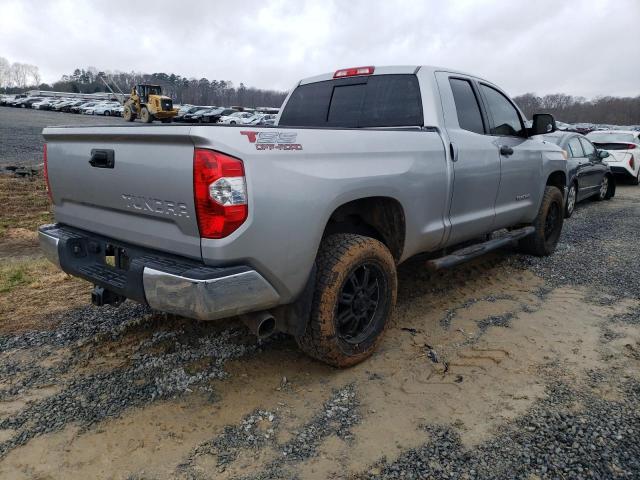 5TFRM5F14EX071502 - 2014 TOYOTA TUNDRA DOUBLE CAB SR/SR5 SILVER photo 3