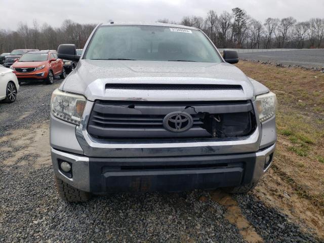 5TFRM5F14EX071502 - 2014 TOYOTA TUNDRA DOUBLE CAB SR/SR5 SILVER photo 5