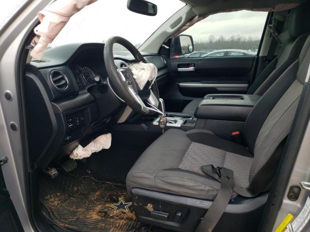 5TFRM5F14EX071502 - 2014 TOYOTA TUNDRA DOUBLE CAB SR/SR5 SILVER photo 7