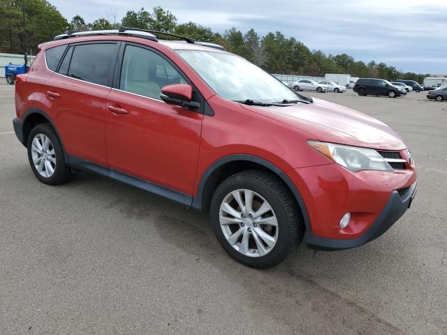 2T3DFREV0EW224607 - 2014 TOYOTA RAV4 LIMITED RED photo 4